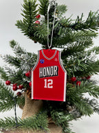Custom Team Jersey Ornaments