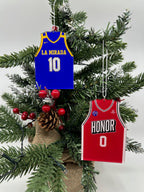 Custom Team Jersey Ornaments