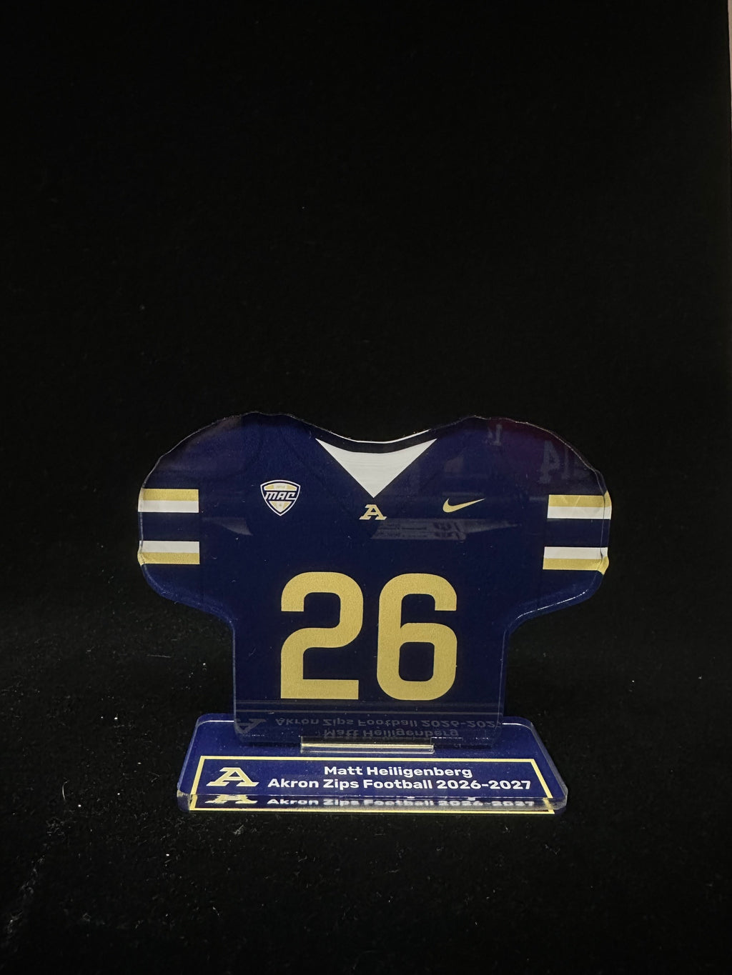 Custom Mounted Football Jersey