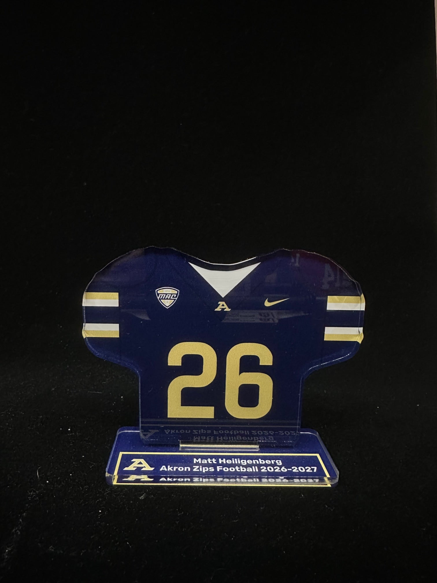 Custom Mounted Football Jersey