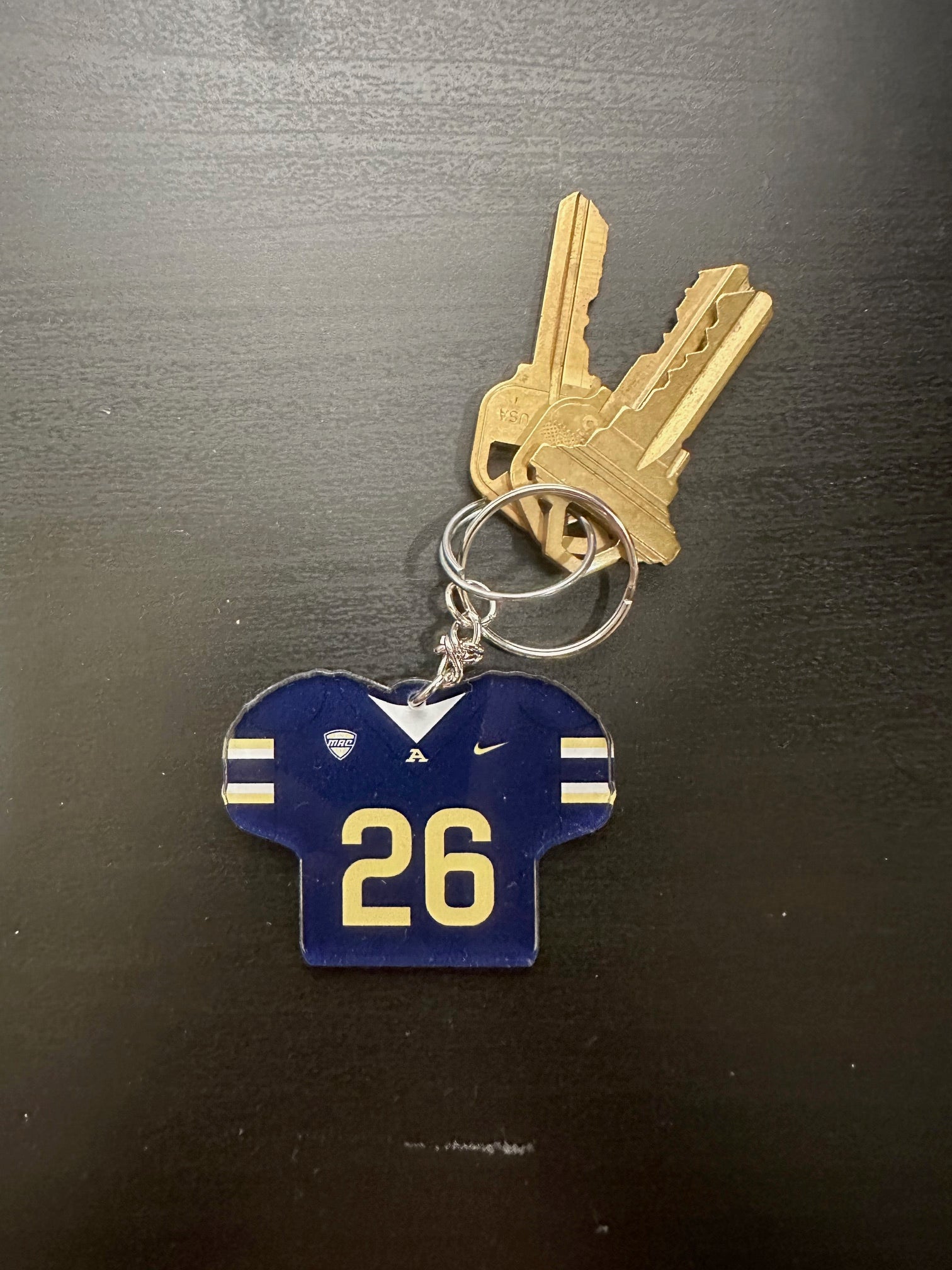 Custom Keychain Football Jersey