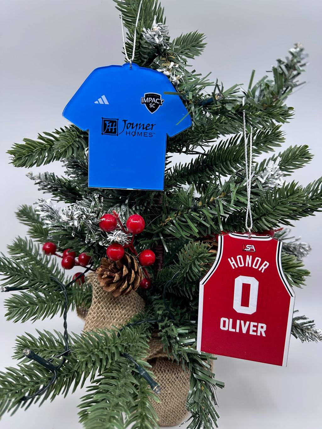 Custom Team Jersey Ornaments