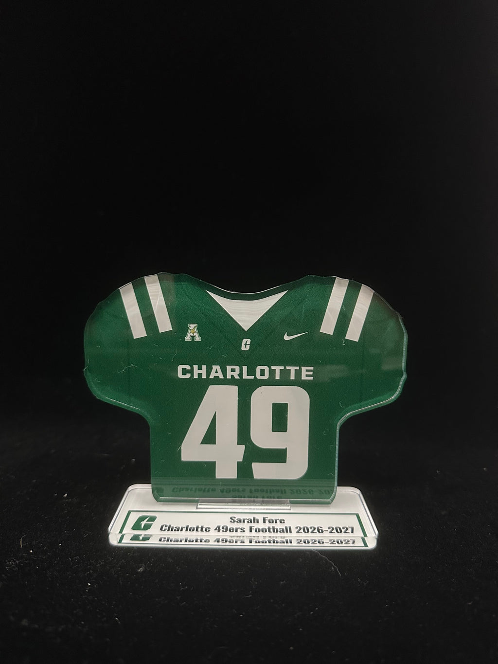 Custom Mounted Football Jersey