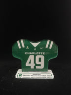 Custom Mounted Football Jersey