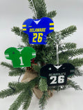Custom Ornament Football Jersey
