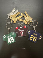 Custom Keychain Football Jersey