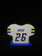 Custom Mounted Football Jersey