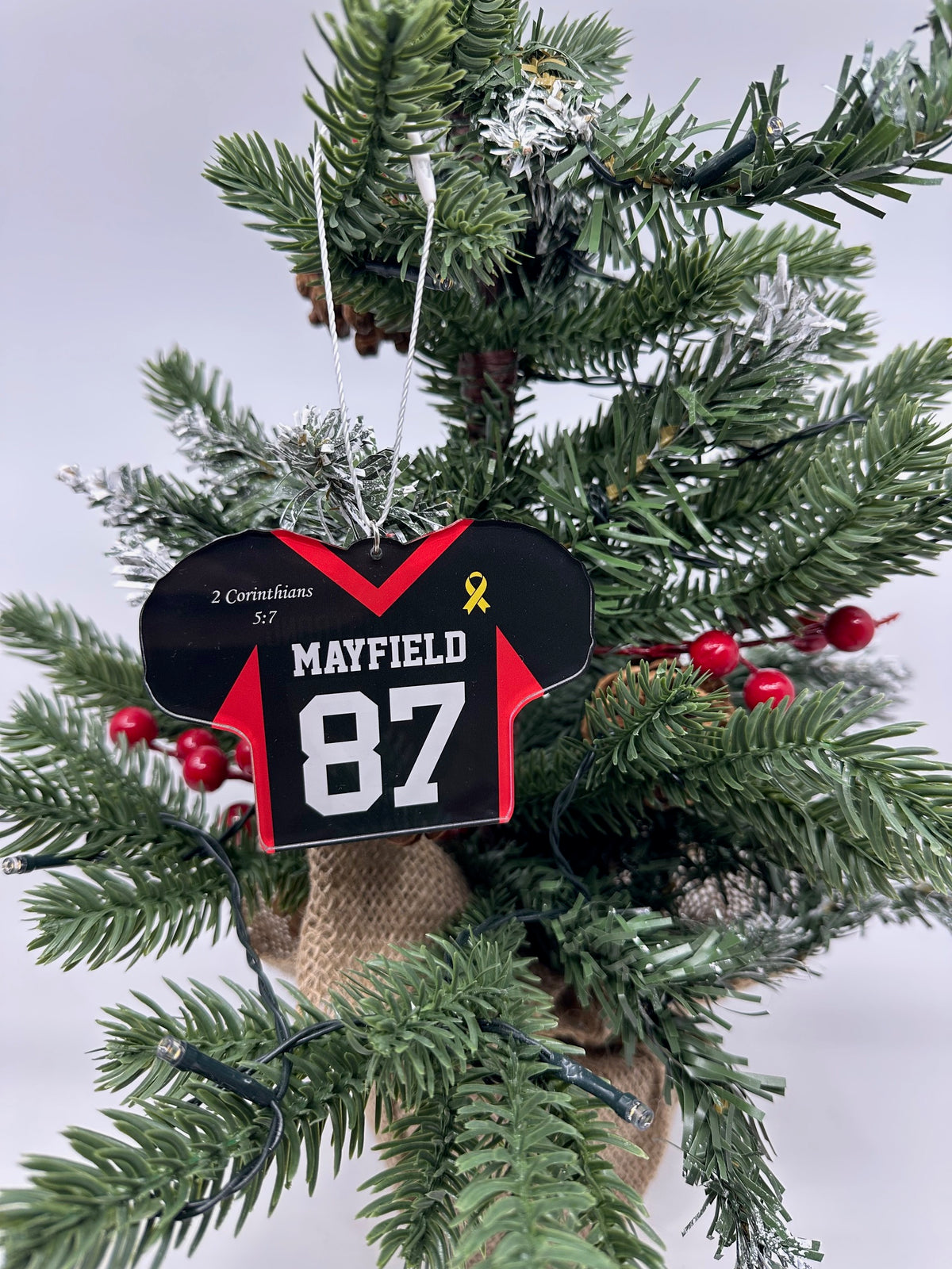 Custom Team Jersey Ornaments
