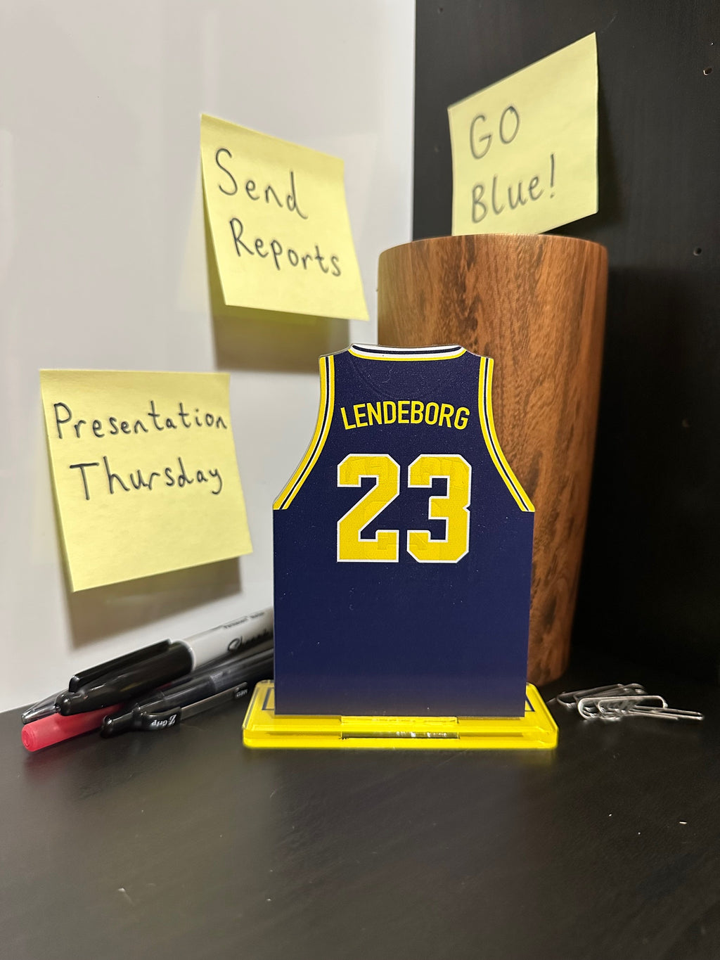 Yaxel Lendeborg Michigan Basketball Jersey