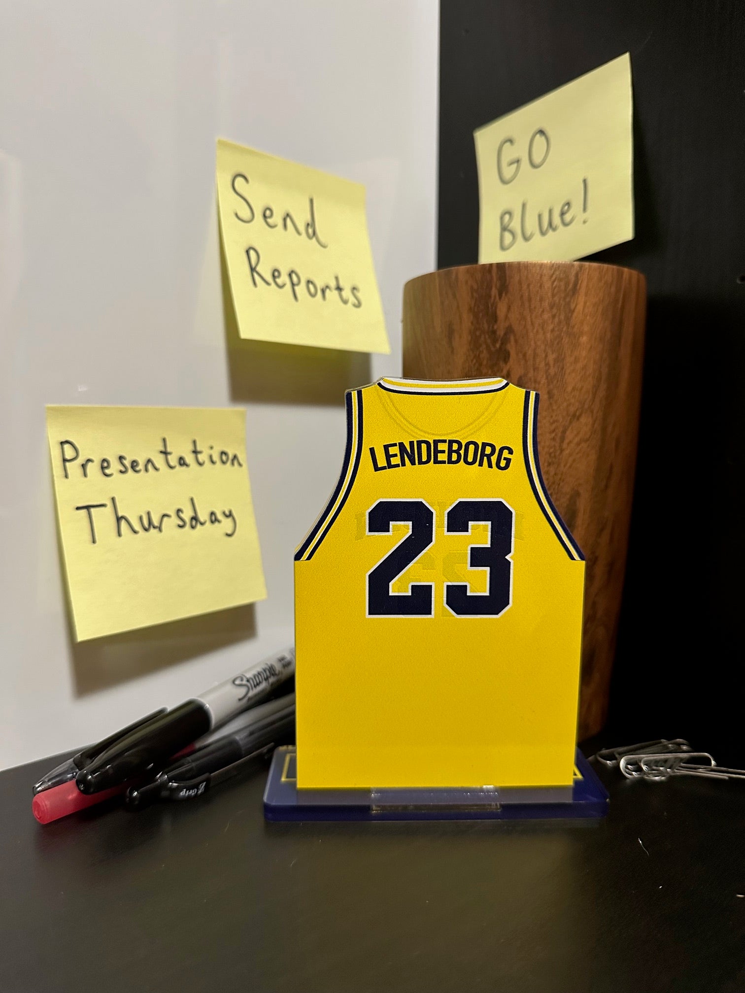 Yaxel Lendeborg Michigan Basketball Jersey