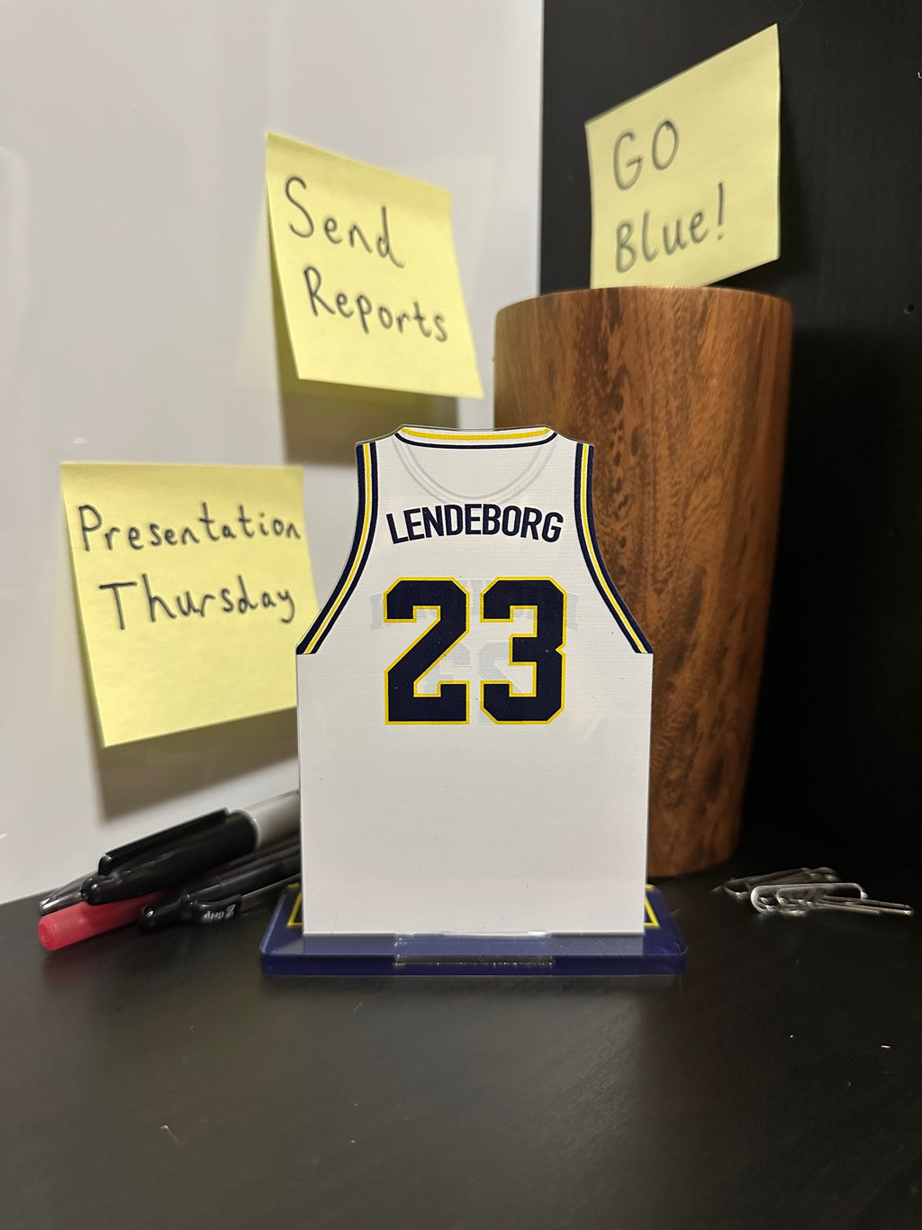 Yaxel Lendeborg Michigan Basketball Jersey