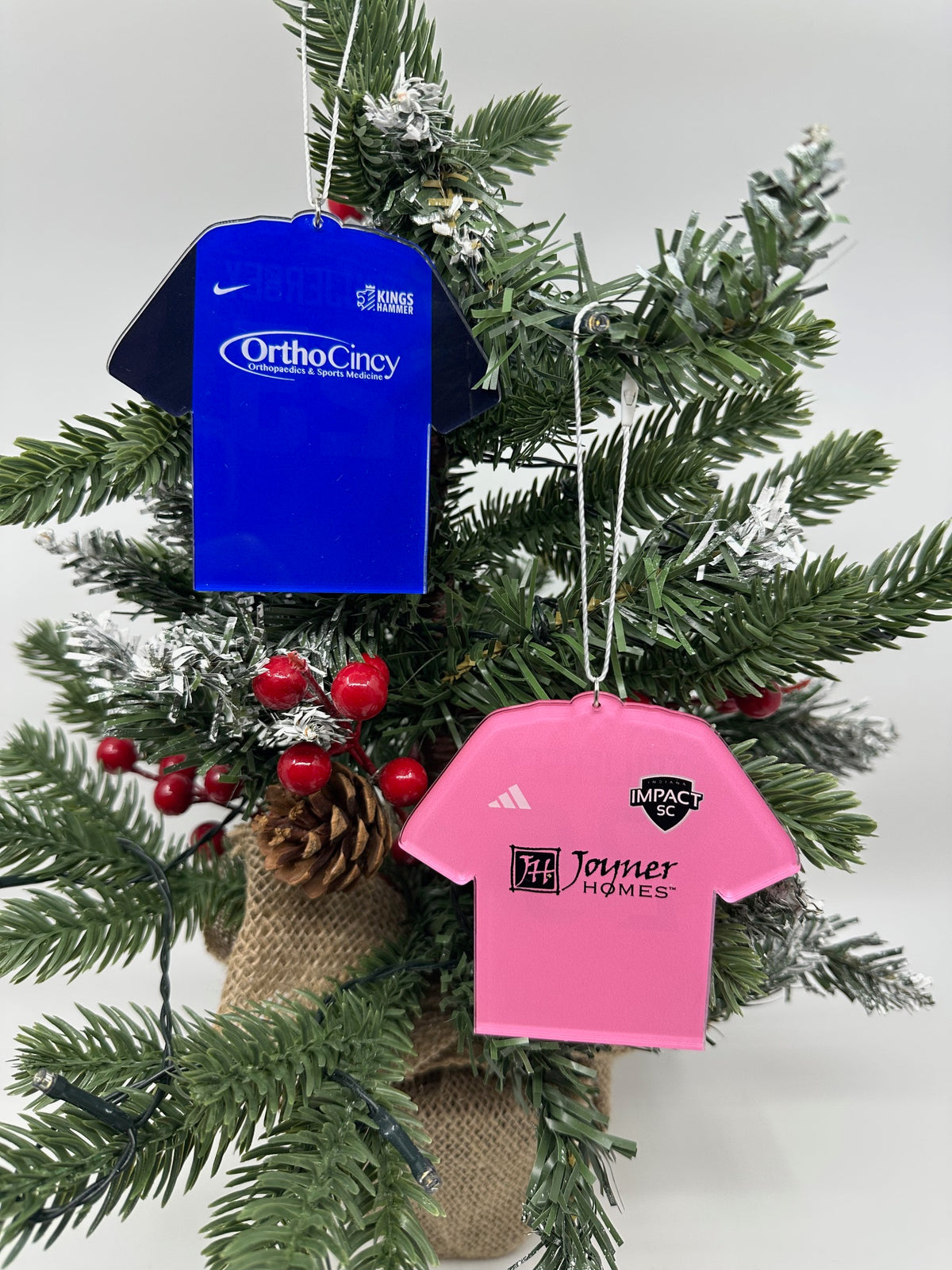 Custom Team Jersey Ornaments