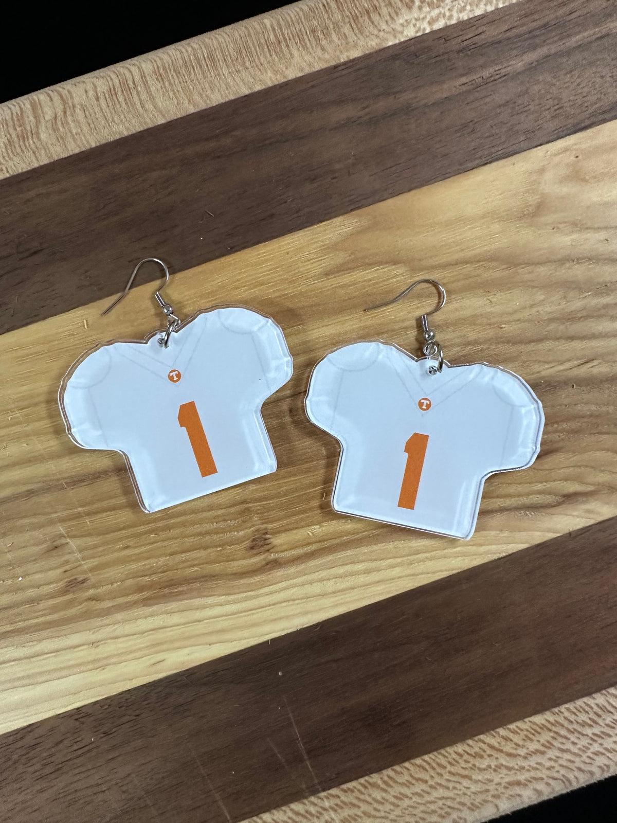 Custom Football Jersey Earrings