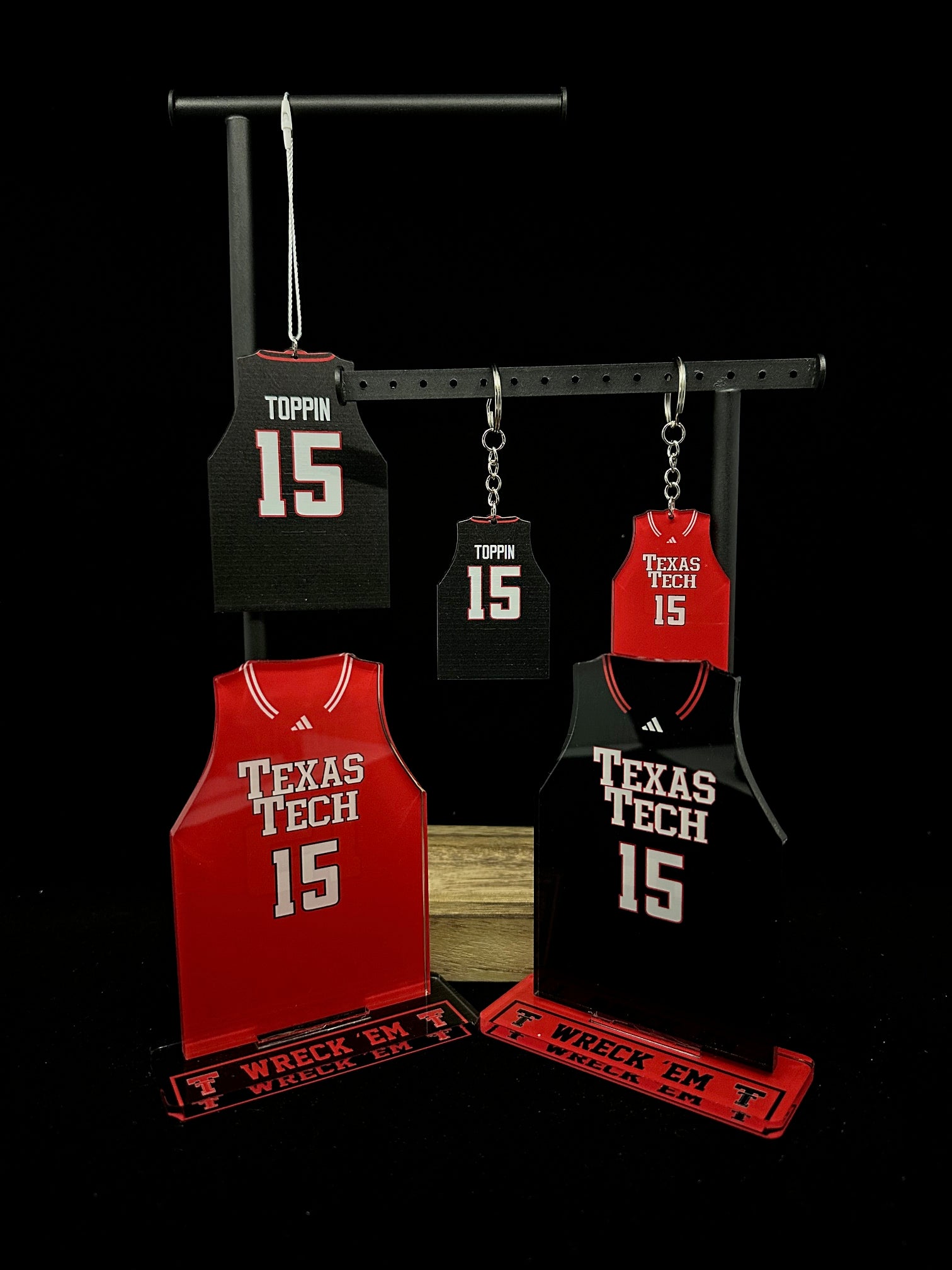 Jacob Toppin Texas Tech Basketball Jersey