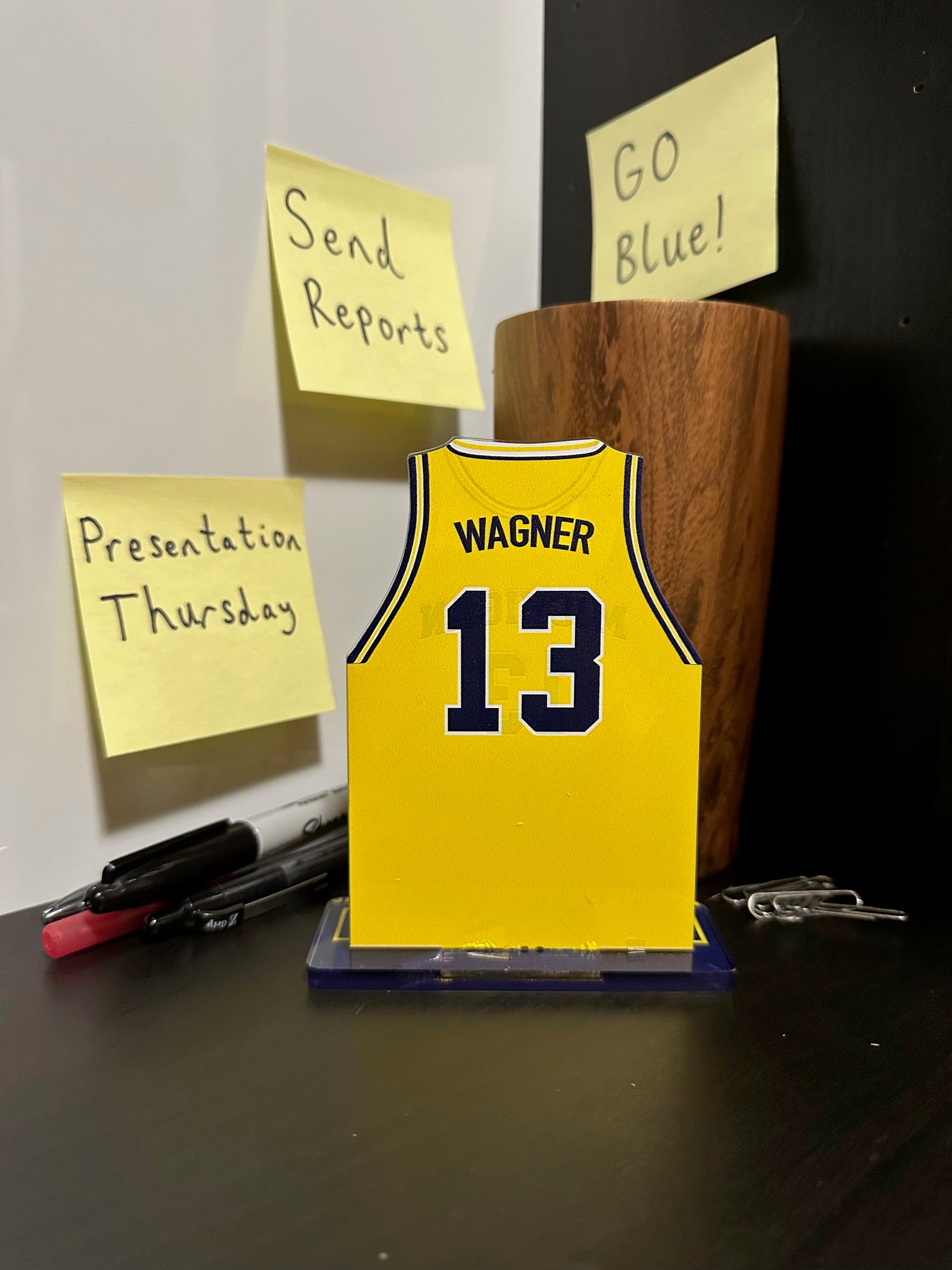Mo Wagner Michigan Basketball Jersey