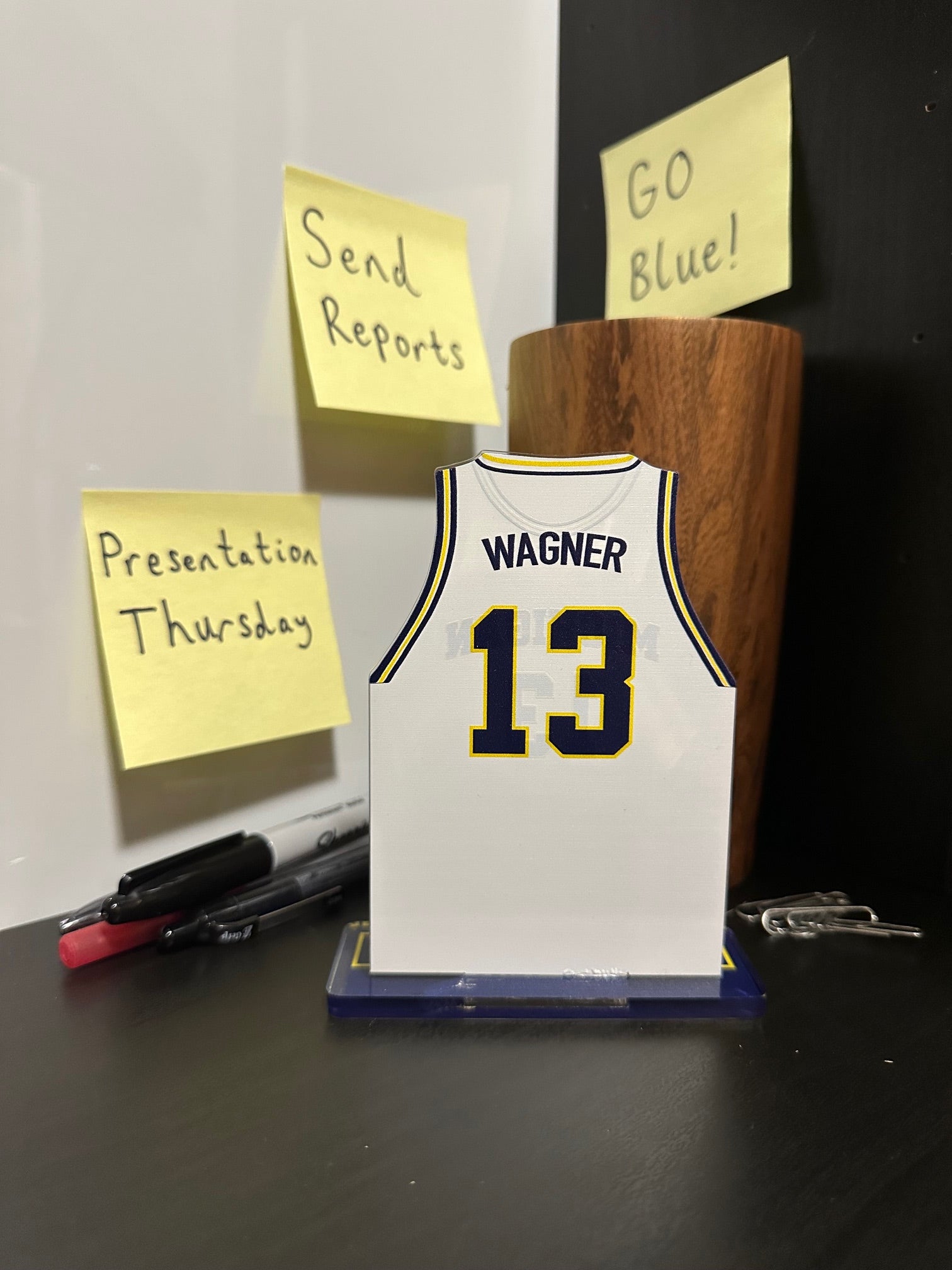 Mo Wagner Michigan Basketball Jersey