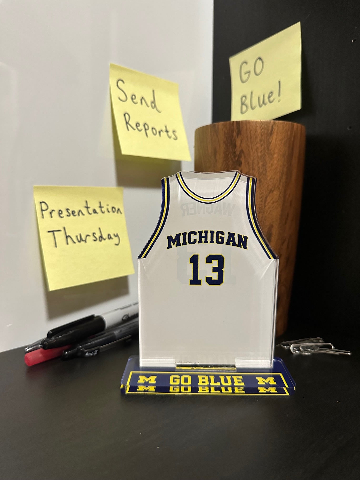 Mo Wagner Michigan Basketball Jersey