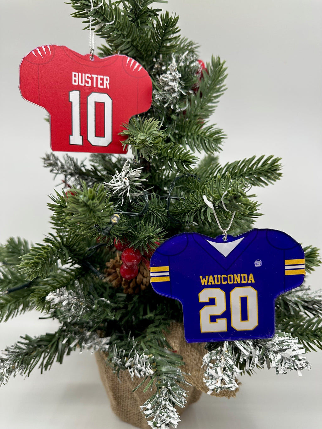 Custom Team Jersey Ornaments