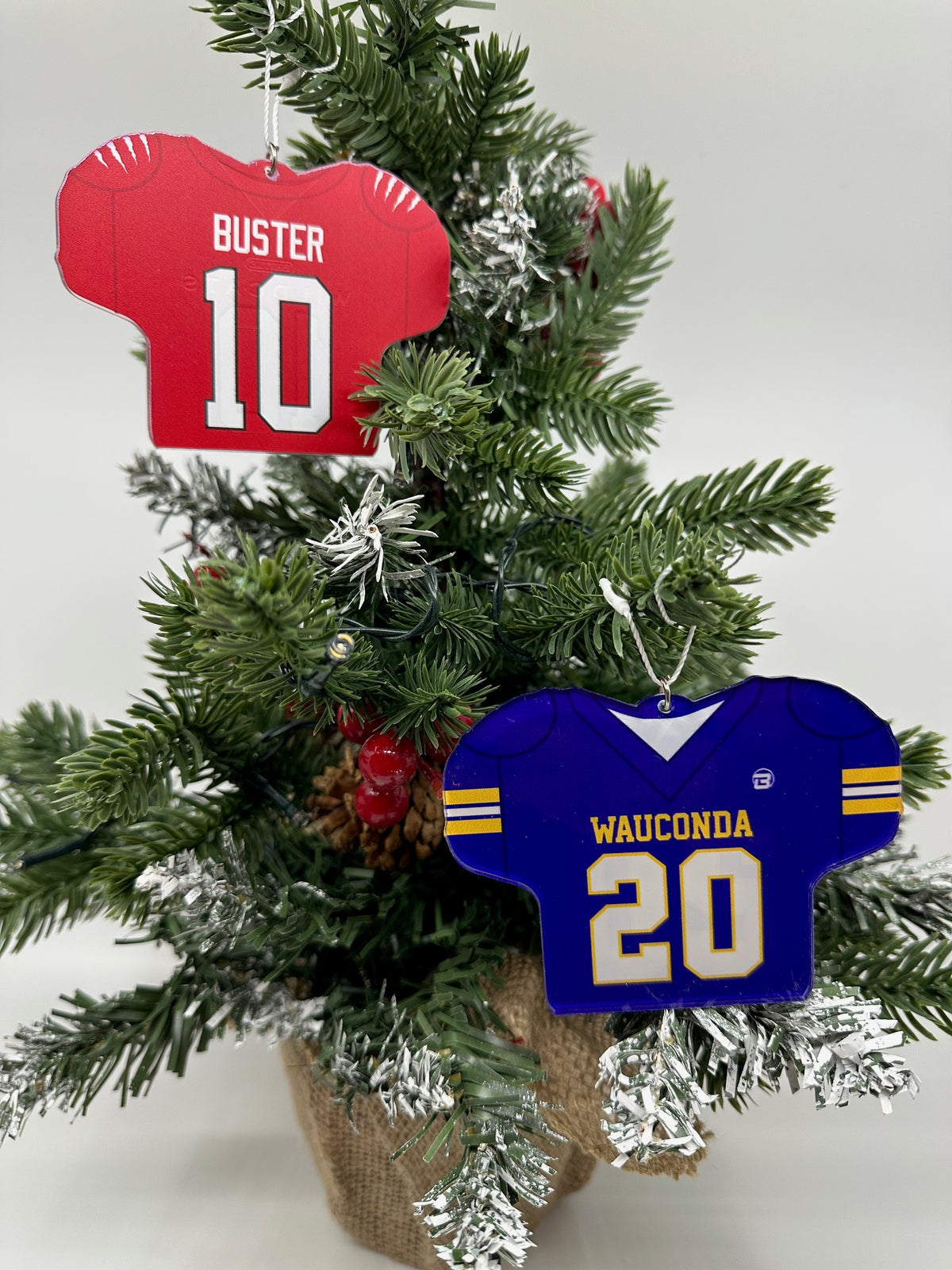 Custom Team Jersey Ornaments
