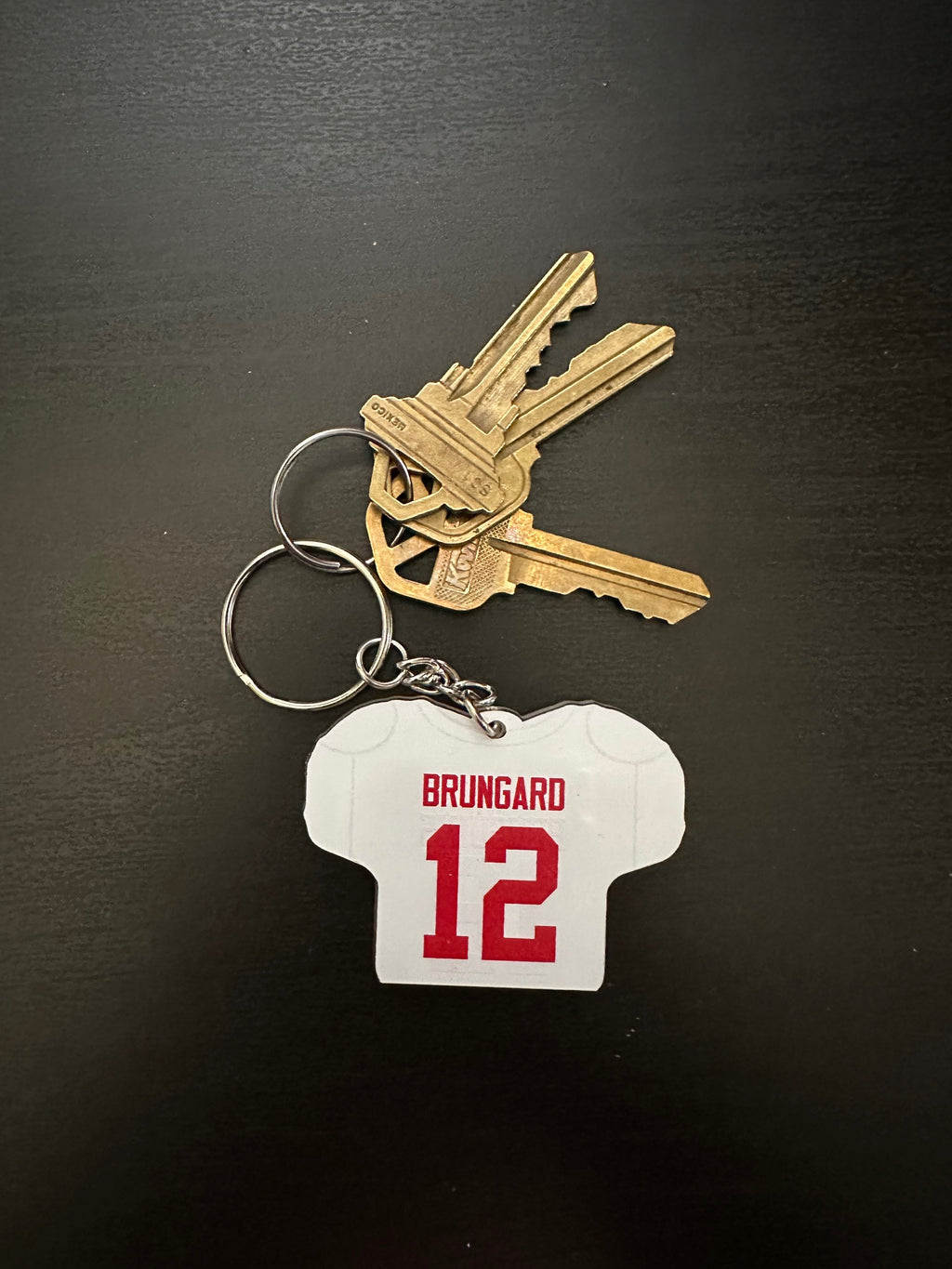 Beau Brungard Official NIL Jersey Keychain